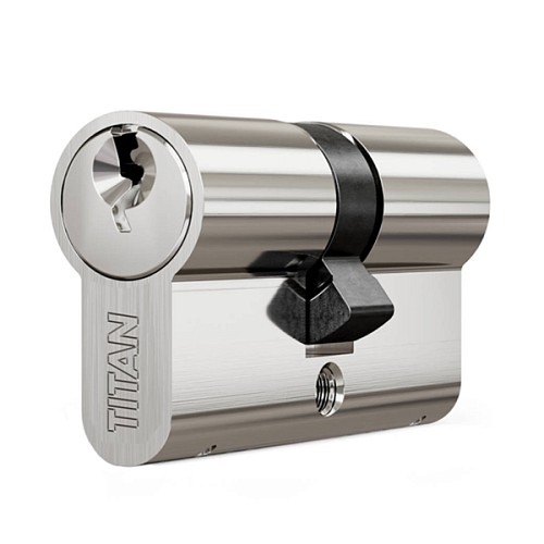 Циліндр TITAN K1 A 60 (30*30) нікель сатин - Фото №5