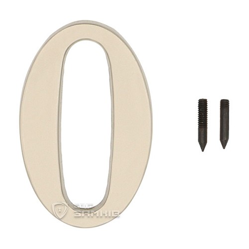 Цифра "0" NIK/SAT нікель-сатин - Фото №2