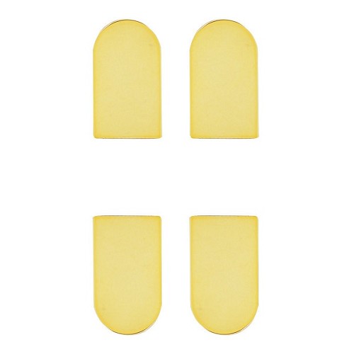 Комплект ковпачків AGB E302001203 для завісу Eclipse 3.0 полірована латунь - Фото №1