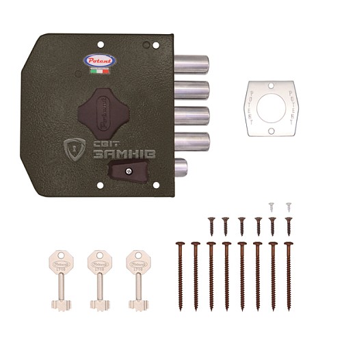 Замок накладний POTENT 435 (BS60мм) правий 3 ключа - Фото №5