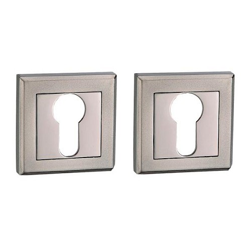 Накладка под цилиндр MVM E8 BN / SBN черный никель/матовый черный никель - Фото №1