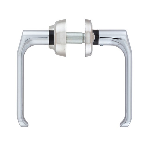 Ручки на планке с протектором ROSTEX Decor R 85мм (38-45мм) хром матовый - Фото №4