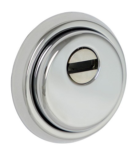 Протектор DISEC MONOLITO MILANO KRIPTON BKS260 25мм хром полірований - Фото №1