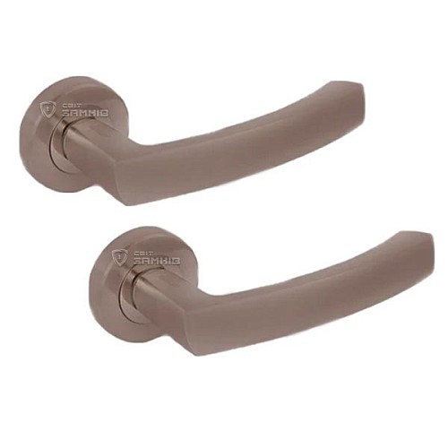 Ручки на розеті APECS H-0475-A AB антична бронза - Фото №1