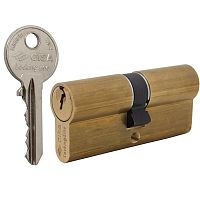 Циліндр CISA LL 08010 90 (45*45) латунь матова