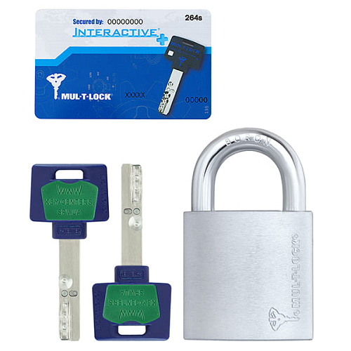 Замок навісний MUL-T-LOCK G55 Interactive+ 2 ключа - Фото №6