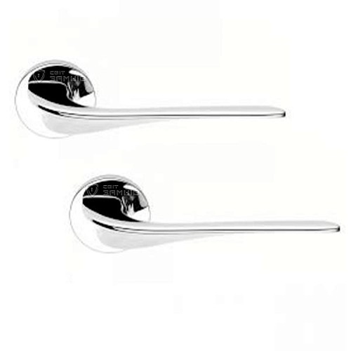 Ручки на розетте LINEA CALI Wind (023) хром матовый