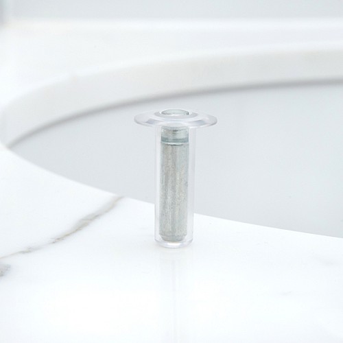 Стопор дверний прихований FANTOM PREMIUM магнітний прозорий - Фото №2