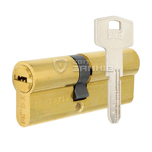 Цилиндр KALE 164BNE 90 (35*55) сатин латунь - Фото №1