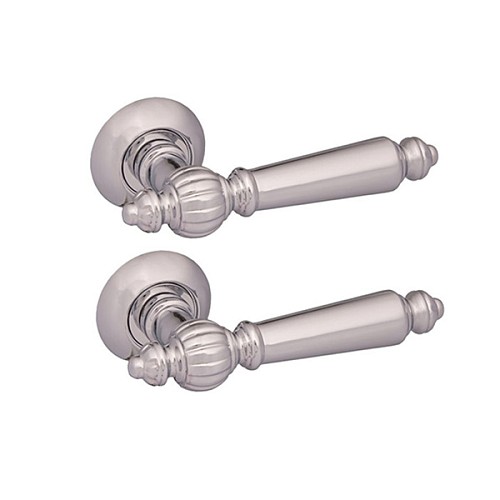 Ручки на розетте GAVROCHE Rhodium AL-A5 CP/CP хром/хром - Фото №1