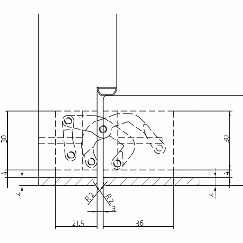 Завіс ANSELMI AN 172 3D BLACK чорний - Фото №5