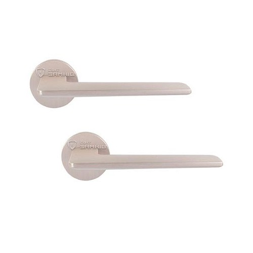 Ручки на розетте RDA Forme R (WC50-RY50) брашированый матовый никель - Фото №1