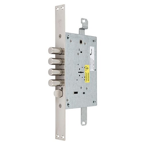 Механізм замка MUL-T-LOCK Matrix DFM10328M (BS65*85мм) хром полірований без зв.планки - Фото №1