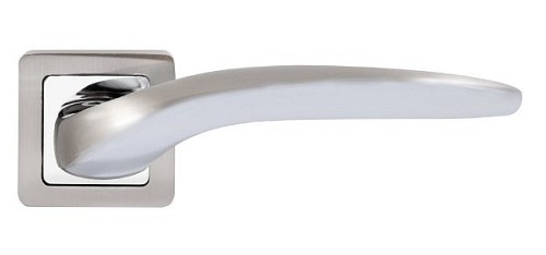 Ручки на розетте COMIT Grand (Moderno) хром / матовый никель - Фото №2