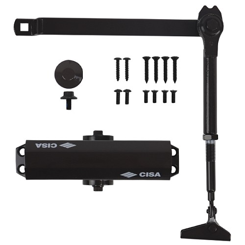 Дотягувач CISA 60461.03.0.88 STD HO з фіксацією до 80 кг коричневий - Фото №5