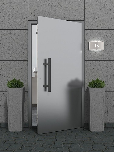 Ручки скобы WALA QA45RX 500/300.45 (комплект) труба 40*20 черный матовый - Фото №2