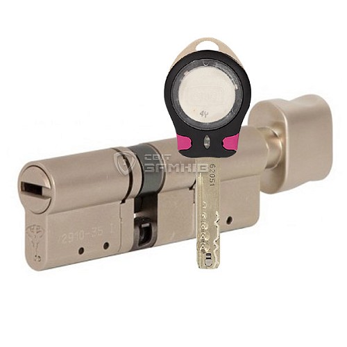 Цилиндр MUL-T-LOCK MTL800/MT5+ CLIQ 90T (40i*50T) никель сатин - Фото №1