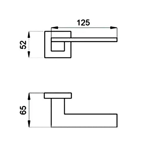 Ручки на розеті DND by MARTINELLI Esa CBI хром/білий - Фото №4
