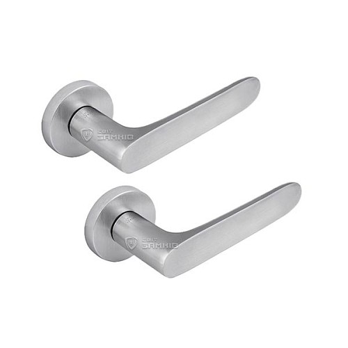 Ручки на розеті MVM Z-1800 (T4-E4) MOC матовий старий хром - Фото №1