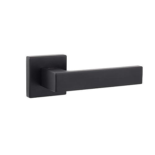 Ручки на розеті SIBA Kuadro (R09) чорний - Фото №2