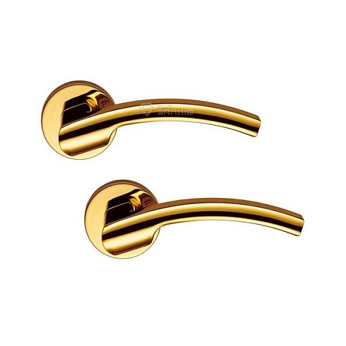 Ручки на розеті COLOMBO Olly LC61 (CD49BZGG-CD43G) полірована латунь - Фото №1