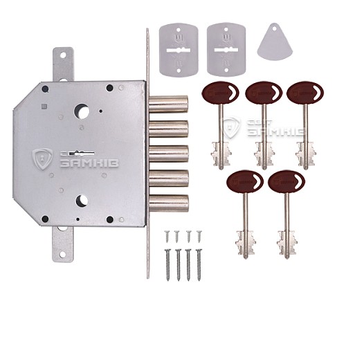 Механізм замка SHERLOCK 06.02 (BS66,5мм) 5 ключів - Фото №4