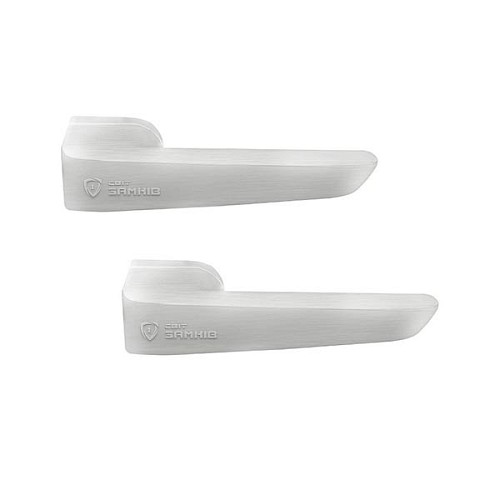 Ручки на розетте FIMET Infinity 1501 (239) F05 матовый хром - Фото №1