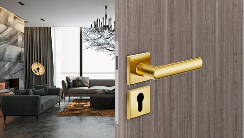 Накладки на серцевину DND by MARTINELLI Luce P 02 ZOS матова латунь - Фото №2