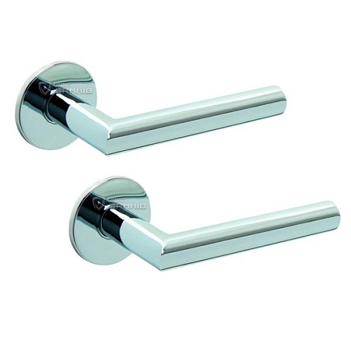 Ручки на розетте TUPAI 4002 5S (4041-4046) хром полированный - Фото №1