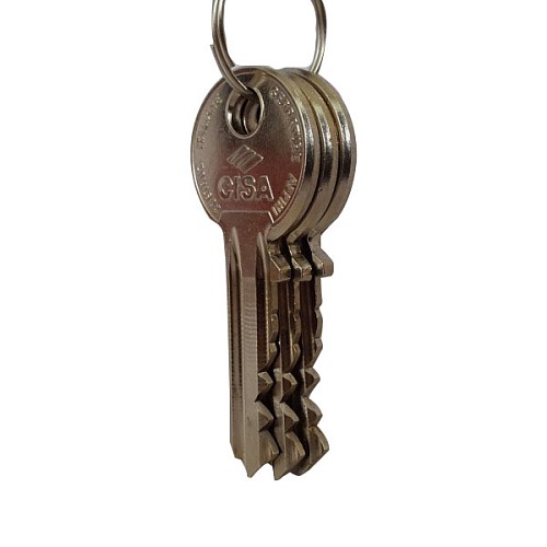 Цилиндр CISA 0G150-12 к замкам 1A721, 1A731 55 мм никель матовый - Фото №5