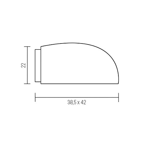 Стопор дверний підлоговий AMIG мод.409 прозорий - Фото №2