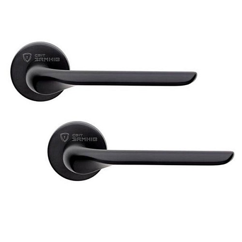 Ручки на розетте DND by MARTINELLI Chop ZNE черный - Фото №1