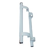 Ручки скобы офисные ОКТАВА ПЛАСТ Прямые 500мм (комплект) серый 