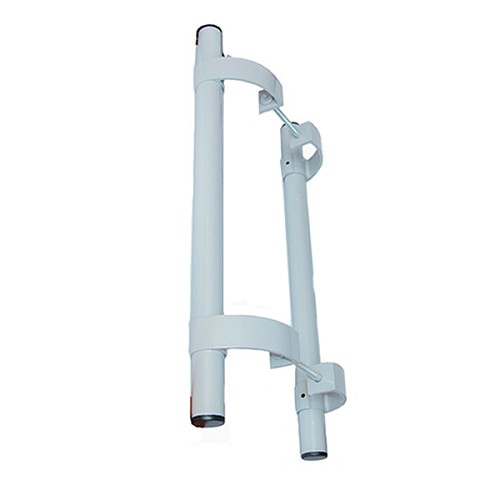 Ручки скобы офисные ОКТАВА ПЛАСТ Прямые 500мм (комплект) серый 