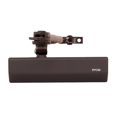 Доводчик RYOBI DS-2055V BC STD с фиксацией до 100кг Коричневый - Фото №2