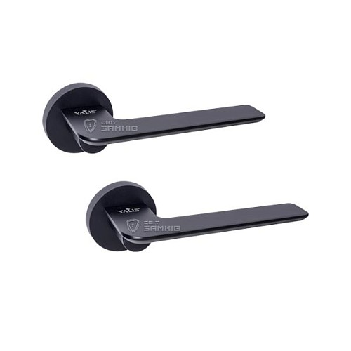 Ручки на розеті YALIS 204 (BJ74-ES74) SB чорний - Фото №1