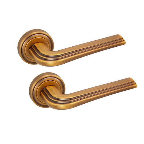 Ручки на розеті SIBA Messina (R06) матова кава - Фото №1