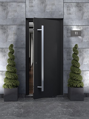 Ручки скобы WALA Q45RX 1800/1300.45(комплект) труба 40*20 нержавеющая сталь М304 - Фото №3