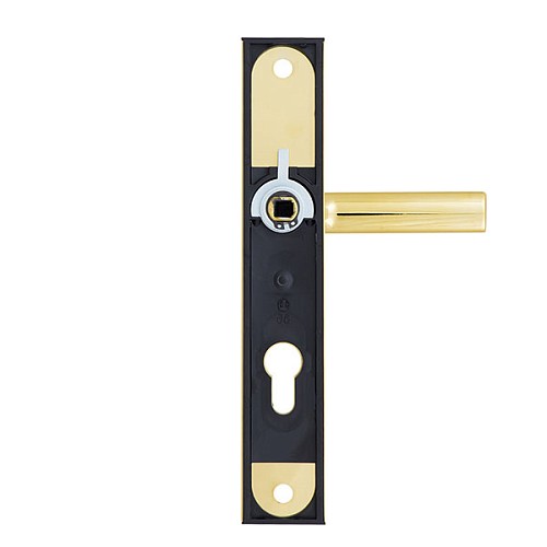 Ручки на планці ROSTEX 802 R 72мм (38-55мм) фіксована-нажимна титан PVD - Фото №2