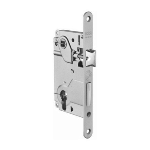 Механізм замка AGB Centro PZ (BS50*85мм) матовий хром - Фото №1