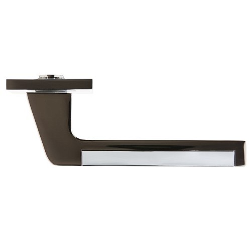 Ручки на розетте GAVROCHE Uranium U-Z25 BN/CP черный никель/хром - Фото №3