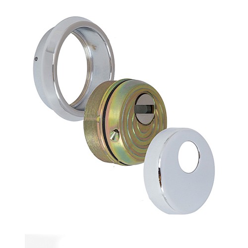 Протектор DISEC MONOLITO MILANO KRIPTON BKS260 25мм хром полірований - Фото №3