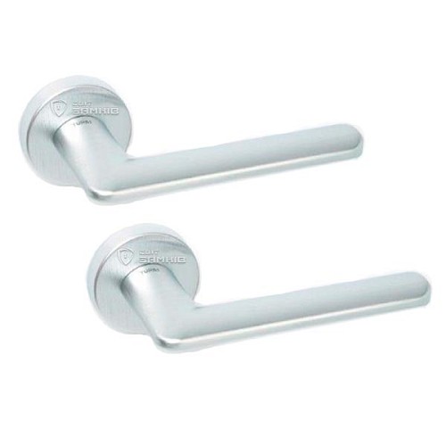 Ручки на розеті TUPAI Eliptica 3098 (806-1966) хром матовий - Фото №1