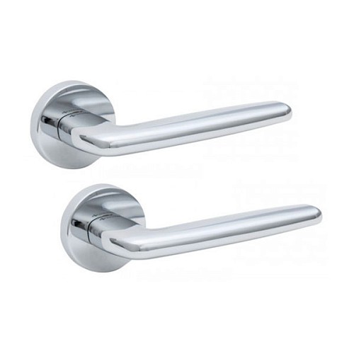 Ручки на розеті SYSTEM Kaya (RO12) CR хром - Фото №1