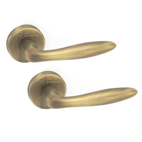 Ручки на розеті TUPAI Lorena 1908 (806-1966) бронза матова - Фото №1