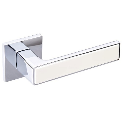 Ручки на розеті GAVROCHE Nikel Ni-Z25 CP/Beige хром/бежевий - Фото №4