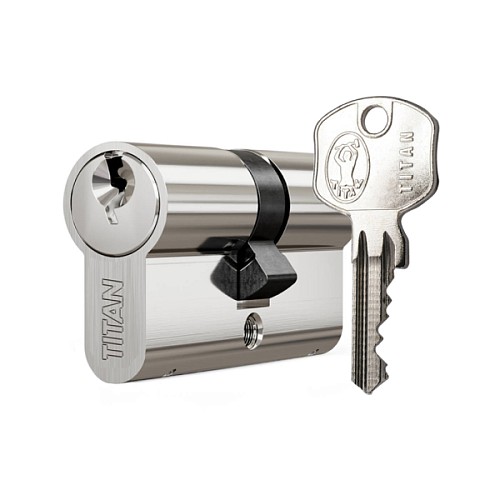 Циліндр TITAN K1 A 60 (30*30) нікель сатин - Фото №1