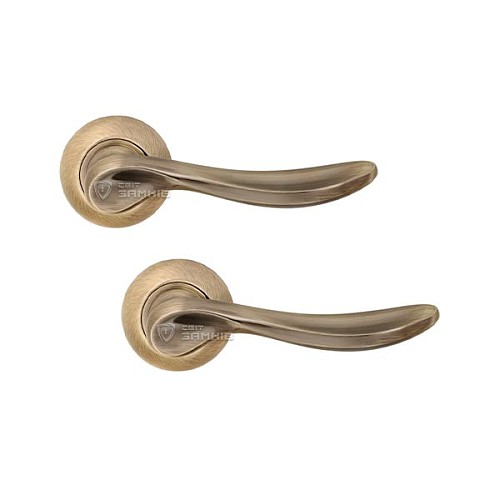 Ручки на розеті MVM Z-1312 (T3-E9) AB стара бронза - Фото №1