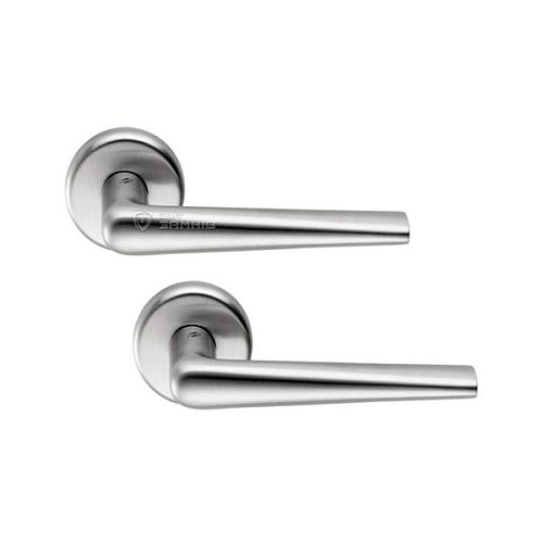 Ручки на розетте COLOMBO Robotre CD91 (CD69BZGG-CD63GB) матовый хром - Фото №1