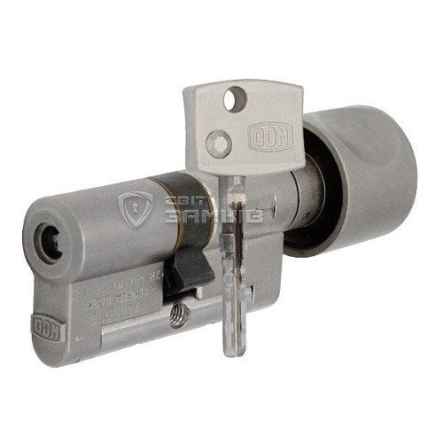 Циліндр DOM Diamant 64T (32*32T) нікель сатин - Фото №1